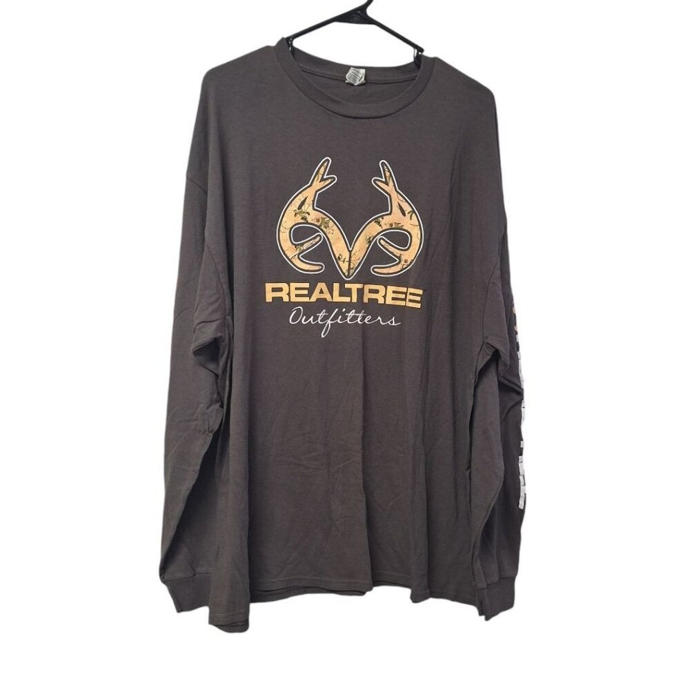 RealTree‎ Outfitters Long Sleeve Tee Shirt Mens 2XL Gray